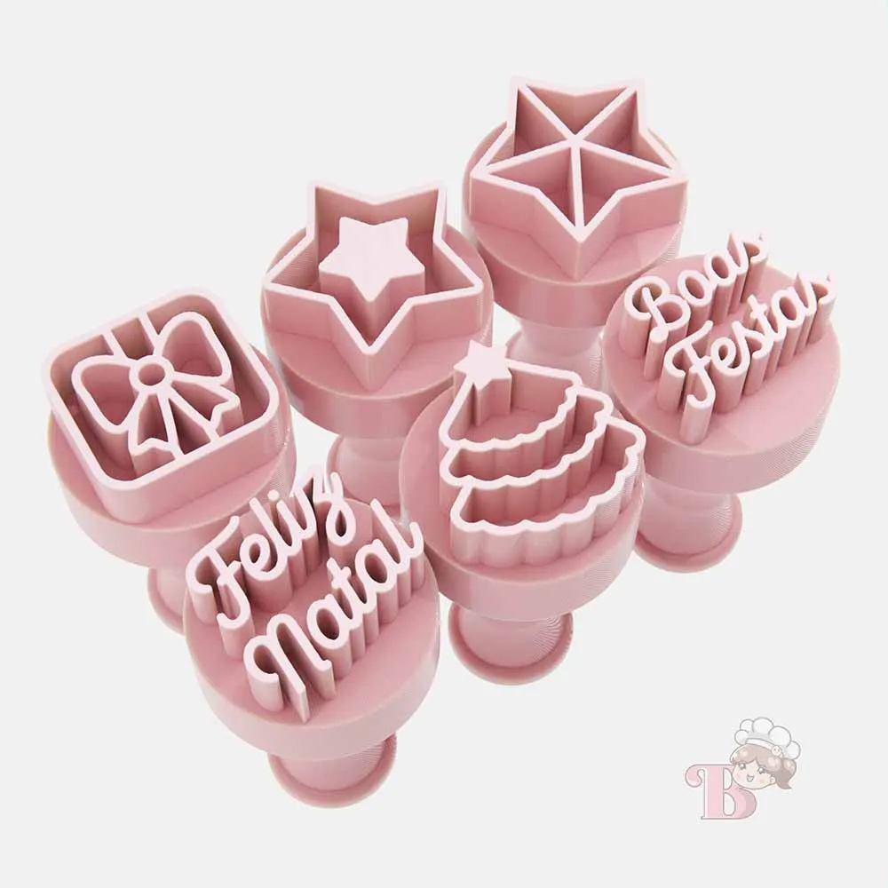 Carimbinhos para Brigadeiros Kit Feliz Natal