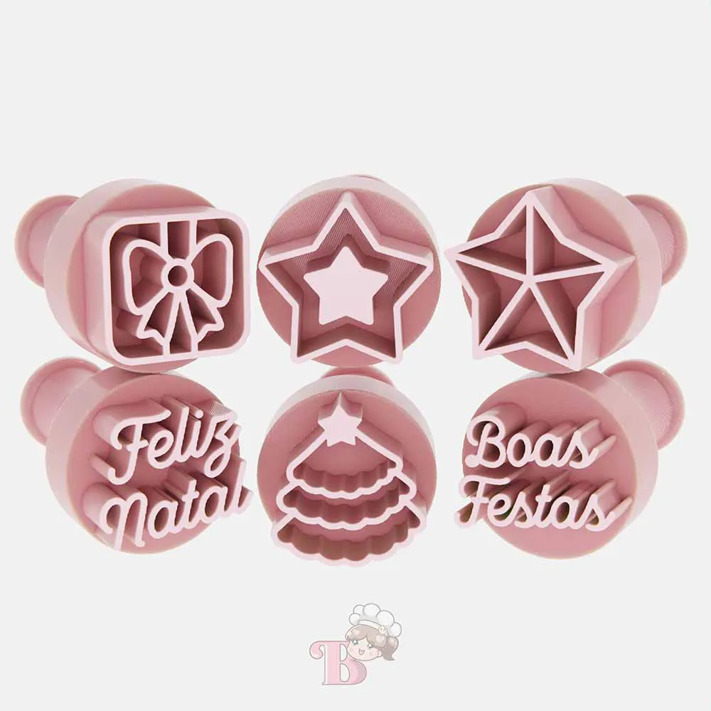 Carimbinhos para Brigadeiros Kit Feliz Natal - Imagem 2